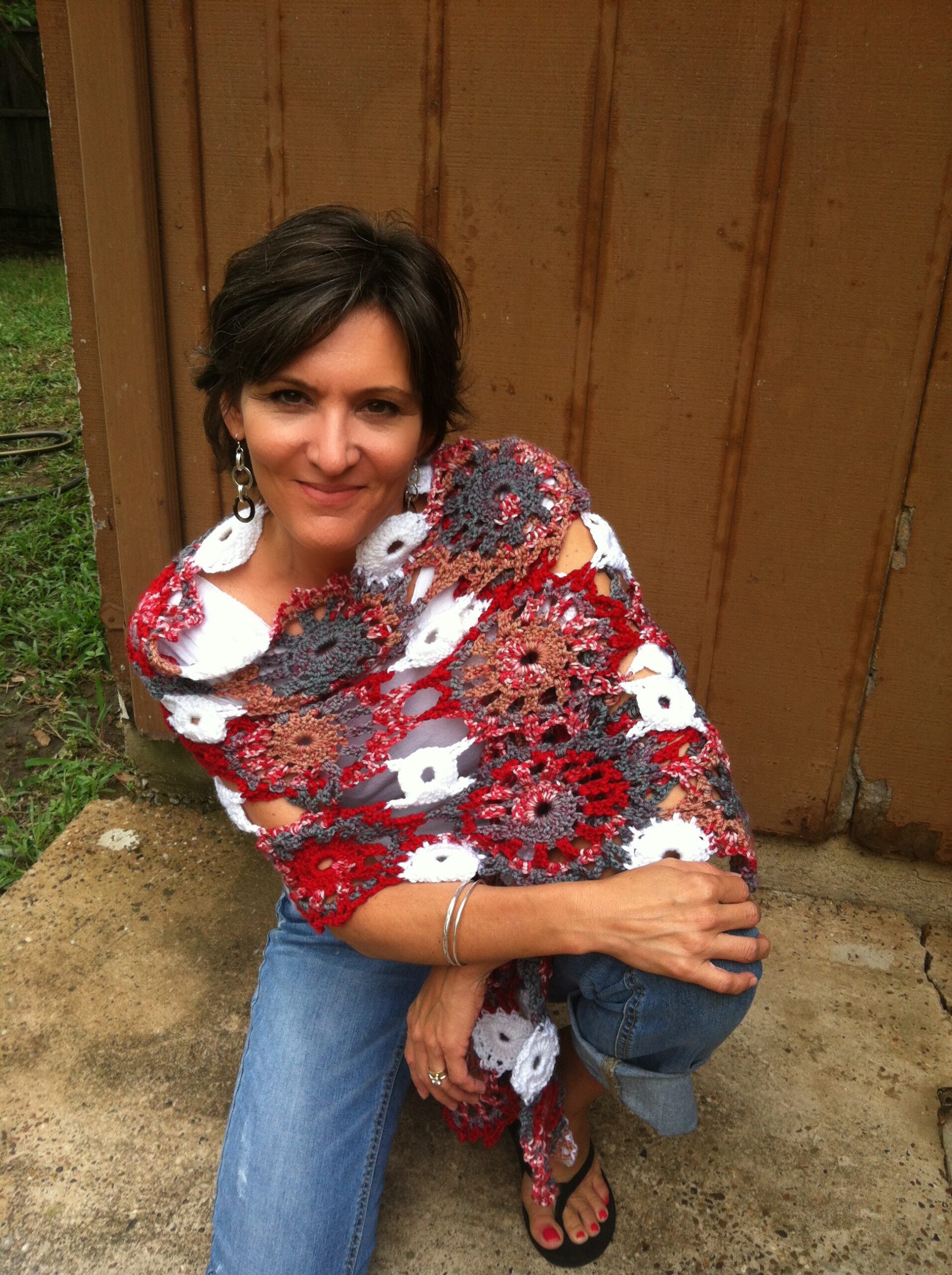 Circular Motif Shawl