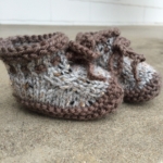 mbm knitted booties