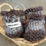 mbm knitted booties