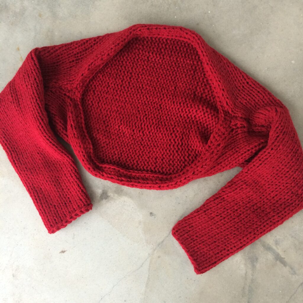 knitted shrug made by marni