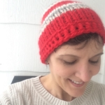 Simple Knit Hat with Crocheted Border