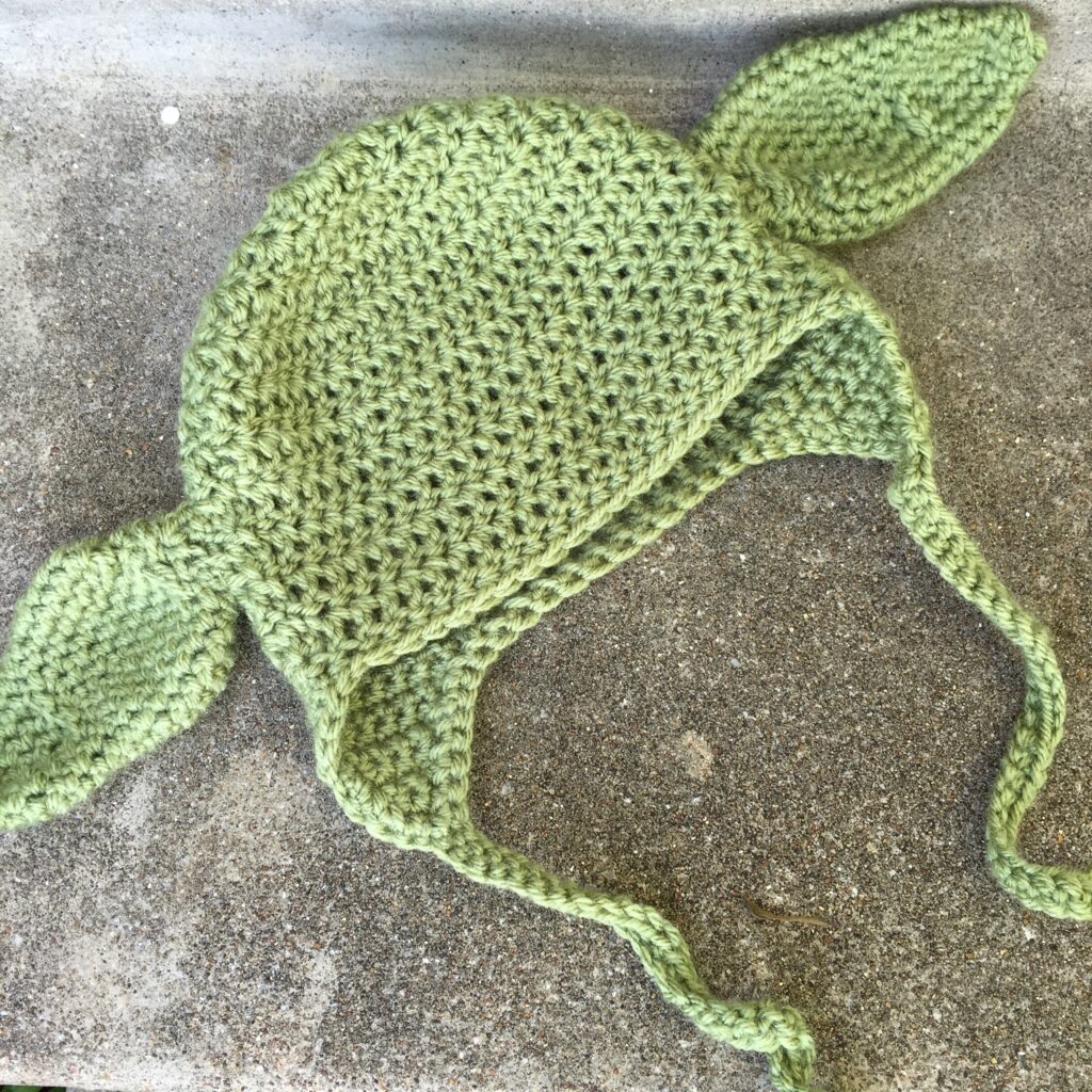 Crochet Baby Yoda Hat