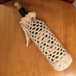 Crocheted Wine Bottle Cozy mbm