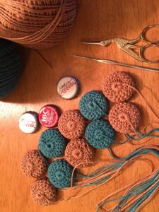 Crocheted Bottle Caps
