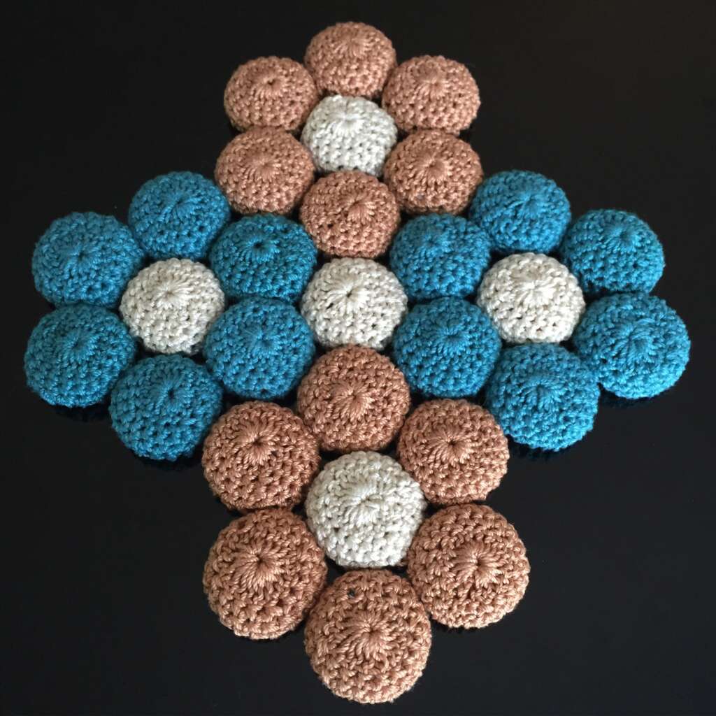 Crocheted Bottle Cap Hotpad