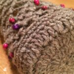 Made with sock yarn and beads!