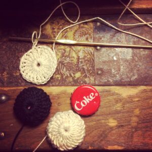 crochet bottle caps