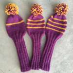Handknit Golf Club Covers