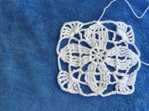 The first motif stands alone (like the cheese!) until the second motif gets attached...