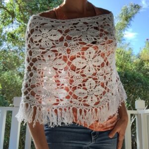 My pretty Crocheted Summer Poncho :)