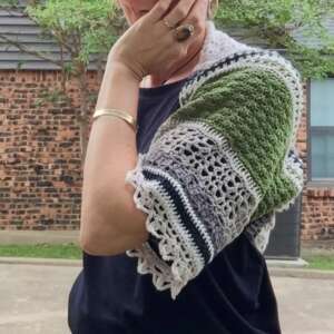 Crocheted Monsoon Shrug