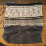 Monsoon Stole in progress