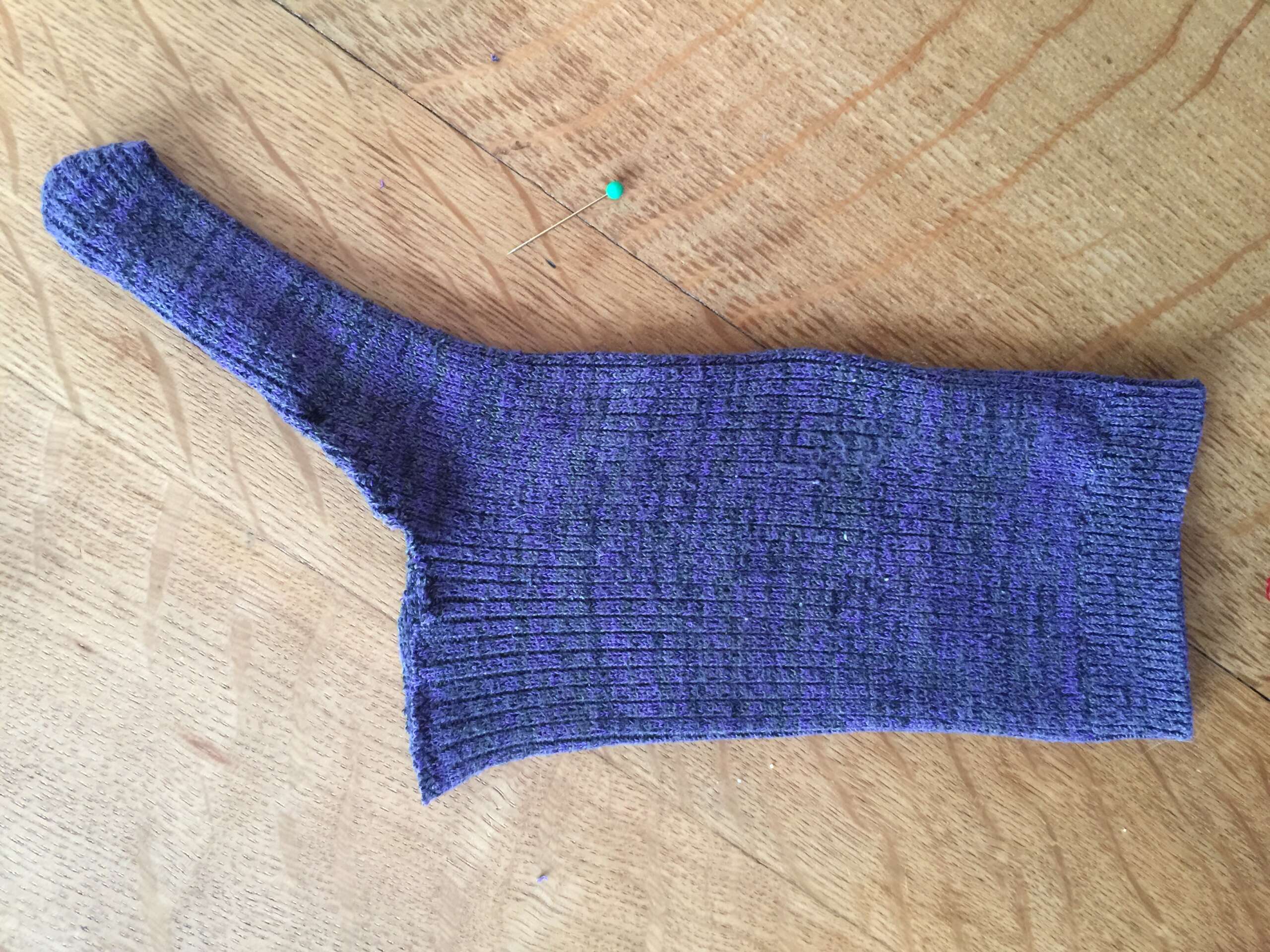 smudge guard gloves from socks