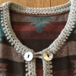 Crochet Border with Button Closure