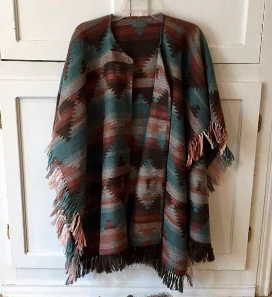 Aztec poncho made by marni