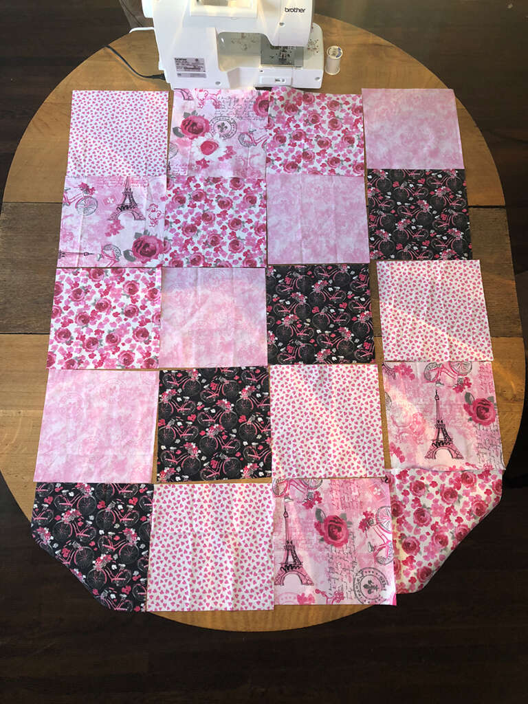 Baby Rag Quilt Assembly