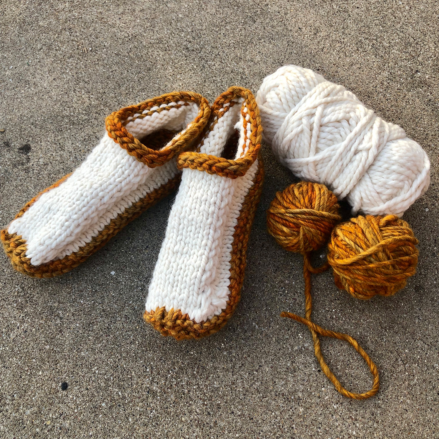 Knitted Slippers Free Pattern