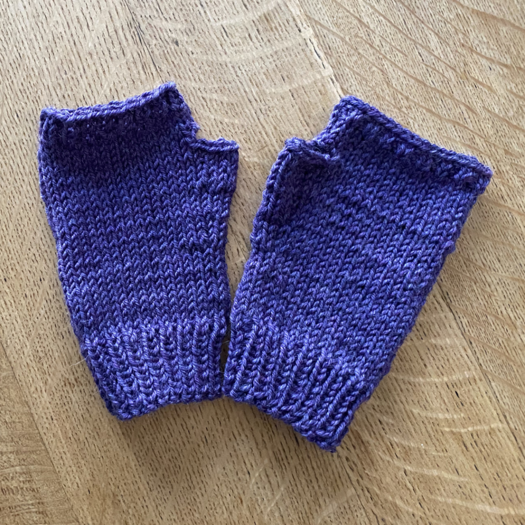 Marni Mitts Fingerless Glove Knitting Pattern