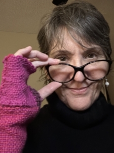 Modeling my Zoom Loom Fingerless glove