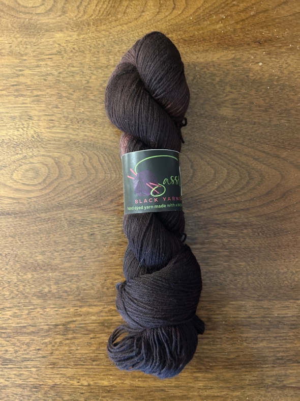 Sassy Black Yarns Chocoberry Fingering Yarn