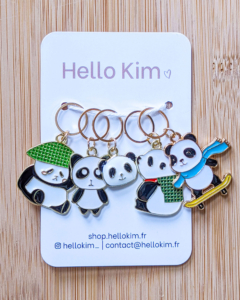 Panda Stitch Markers