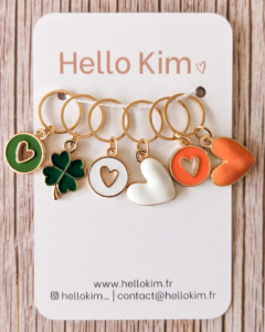 I Love Ireland Stitch Markers by Hello Kim