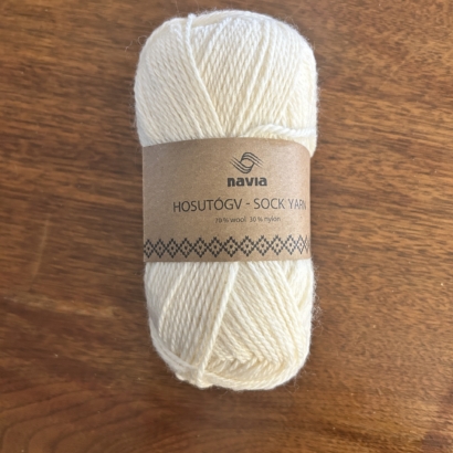 Navia Boot Sock Yarn - White (501)