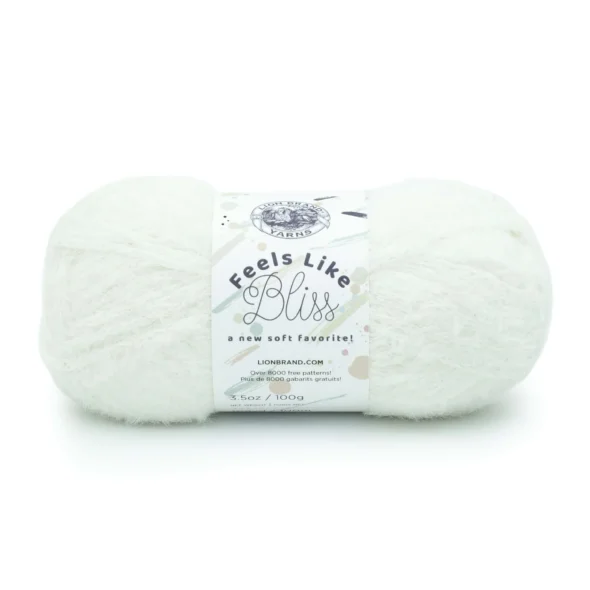 Lion Brand Feels Like Bliss White