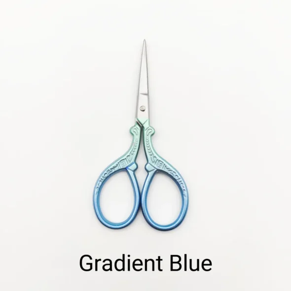 Stainless Steel Tailor Scissors Gradient Blue