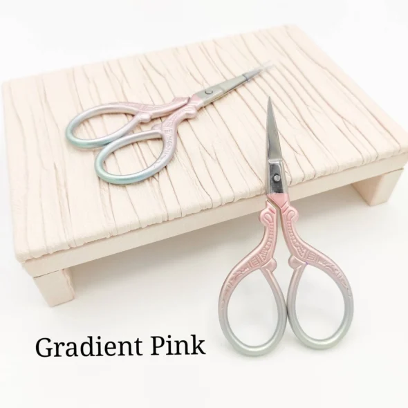 Classic Stainless Steel Scissors Gradient Pink