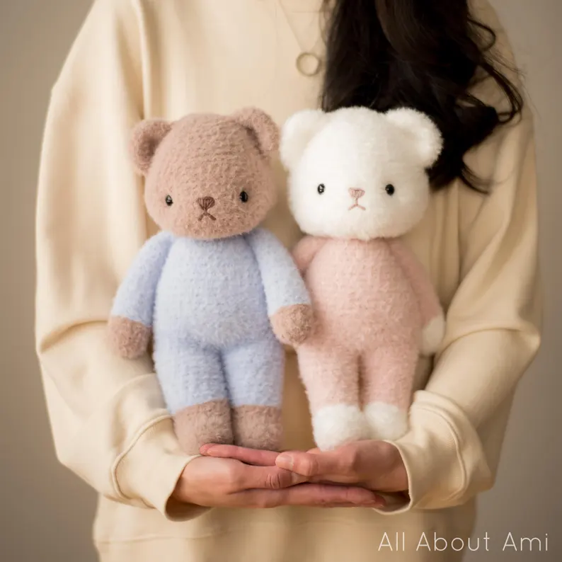 Teddy Family pattern by All About Ami