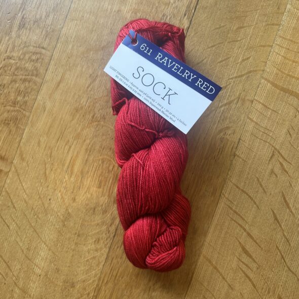 Malabrigo Sock in Ravelry Red
