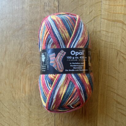 Opal Hundertwasser Sock Garn - Die Straße zum Sozialismus