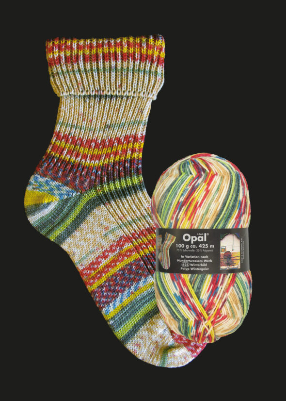 Opal Sock Yarn Hundertwasser - Winterbild (2104)