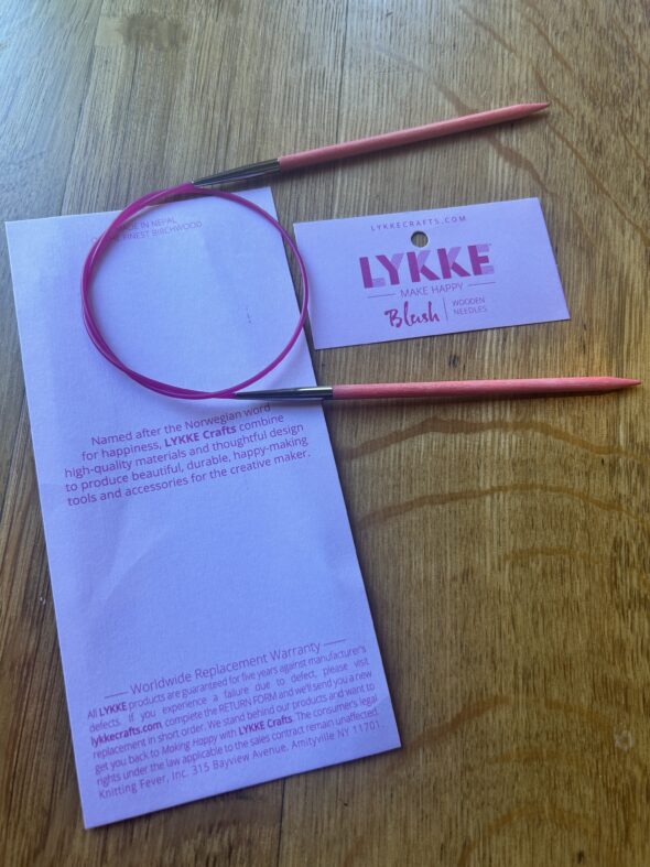 Lykke Blush Circular Knitting Needles