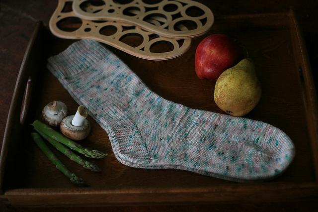 Basic Sock Pattern with Integrated Heel