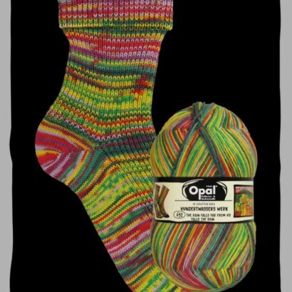 Opal Sock Yarn - Hundertwasser - The Rain Falls Far From us
