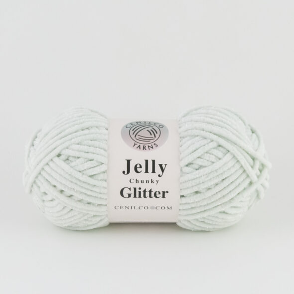 Cenilco Jelly Chunky Glitter - Light Grey
