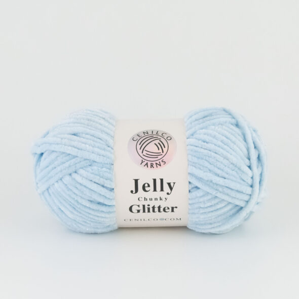 Cenilco Jelly Chunky Glitter - Light Blue