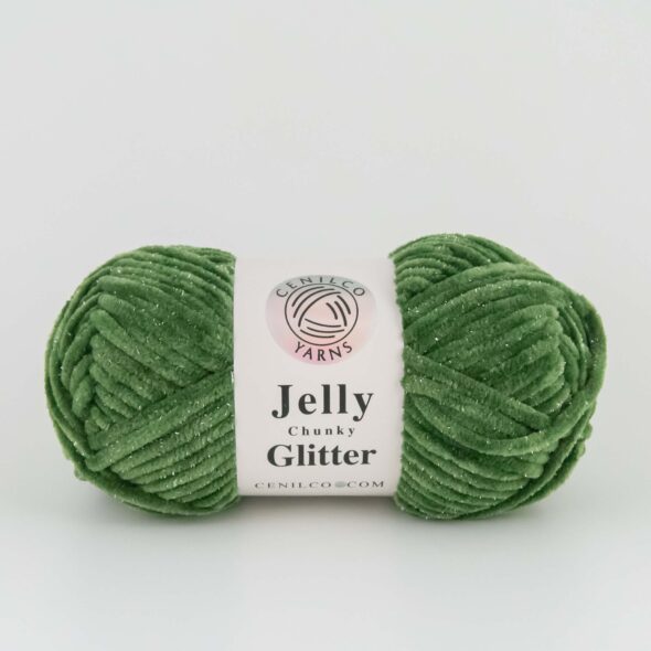 Cenilco Jelly Chunky Glitter - Dark Green