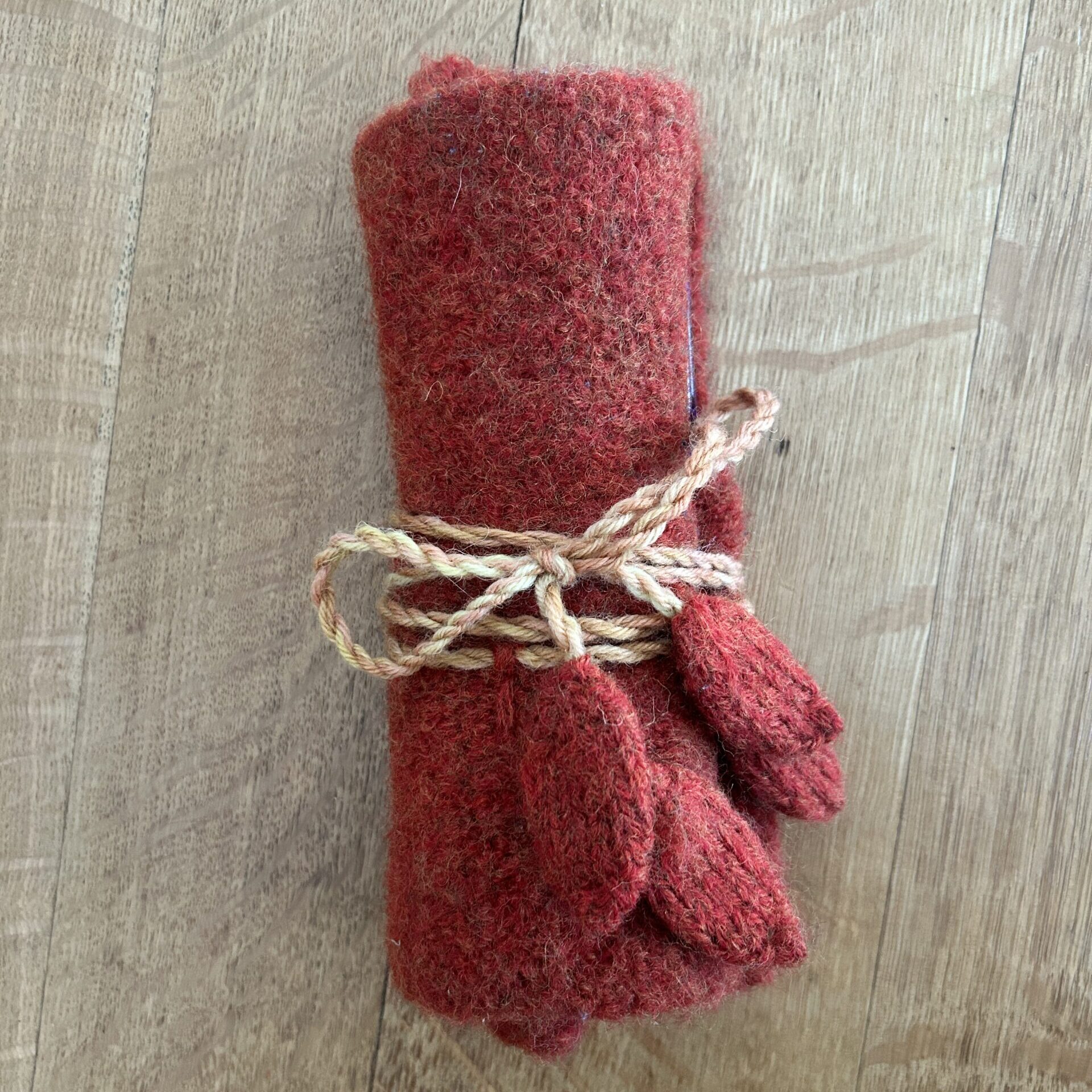 My Woolly Felted Roll-up Pencil Case