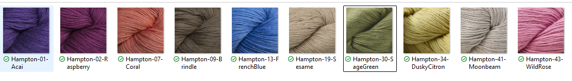 Cascade Yarns Hampton DK for the Hollo Bandana KAL