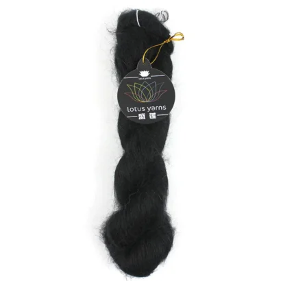 Silky Mohair in Black.