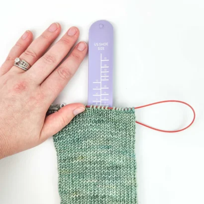 Twice Sheared Sheep Sock Ruler Slap Bracelet