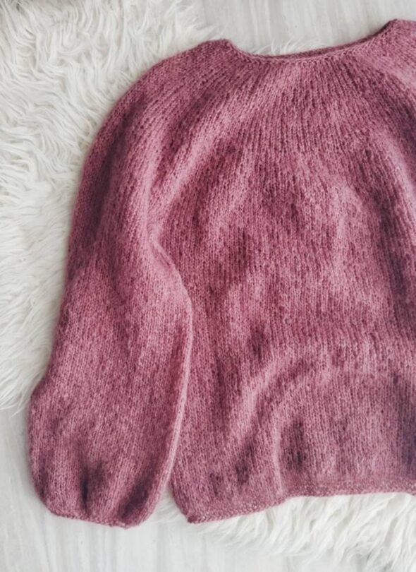 Beginner Mohair Sweater by Tanya Eberhardt