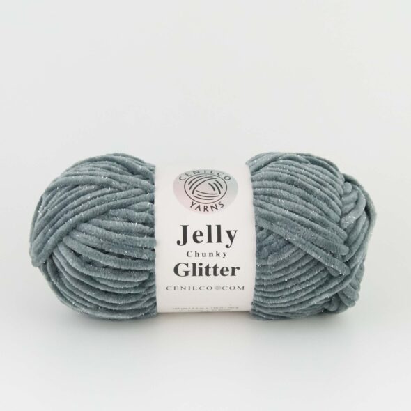 Cenilco Jelly Chunky Glitter - Grey