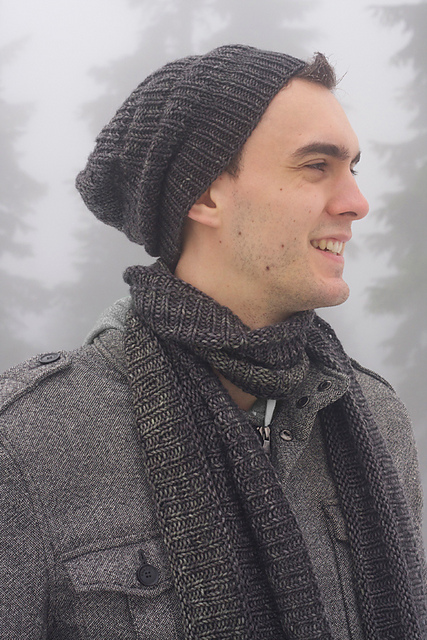 Tall, Dark, and Handsome - Hat & Scarf