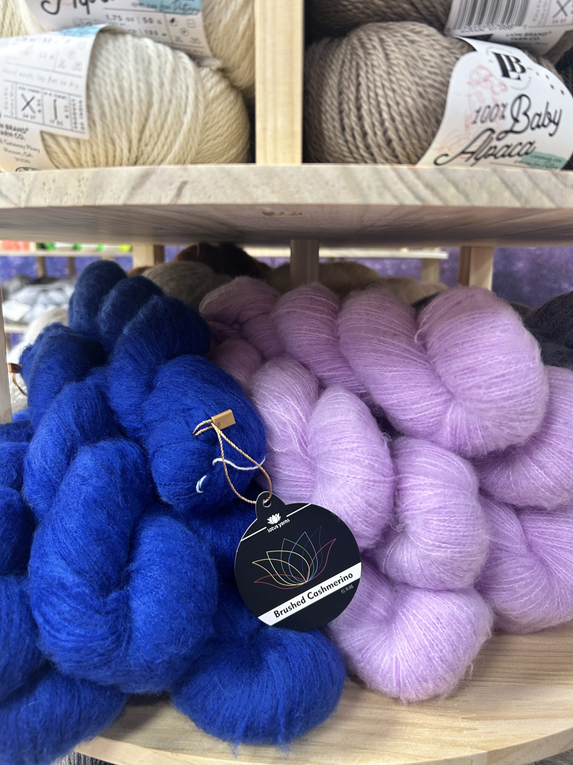 Baby Alpaca and Brushed Cashmerino