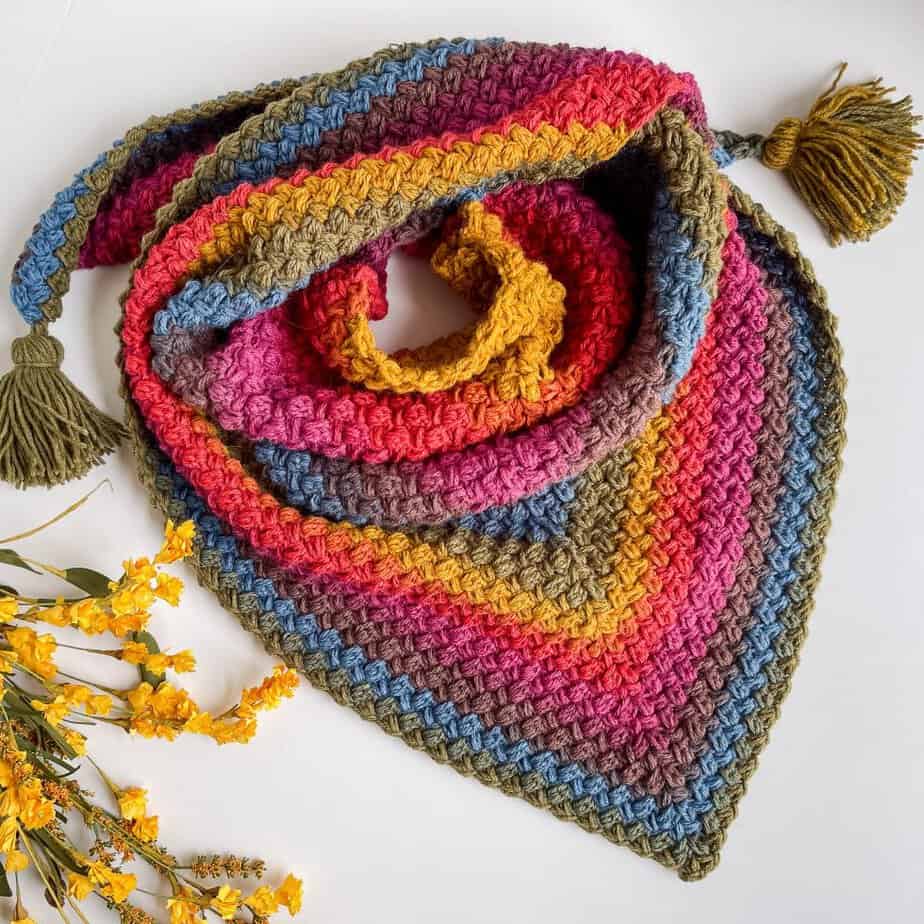 Pretty Puffs Shawl