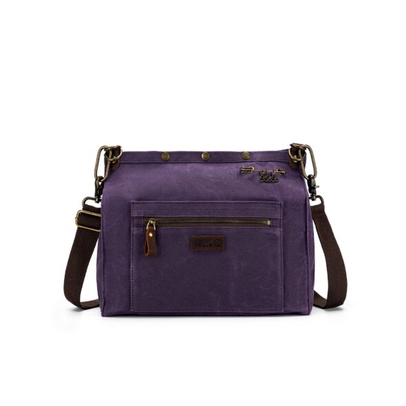 dellaQ Makers Canvas Rucksack - Purple